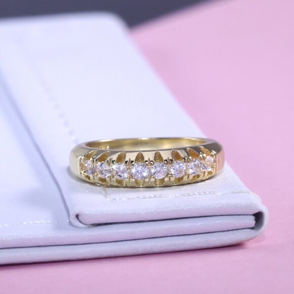 💎 Trendy Eternity Zircon Party Fashion Rings for Women, INDN8222 - Picture 5 of 6